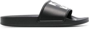 Off-White Arrows logo-print slides Black