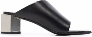 Off-White block-heel 60mm mules Black