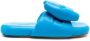 Off-White bow-detail leather sandals Blue - Thumbnail 1