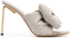 Off-White bow-detail open-toe sandals Neutrals
