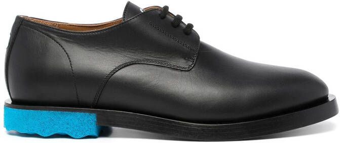 Off-White contrasting-sole Derby shoes Black