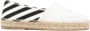 Off-White Diag-stripe espadrilles