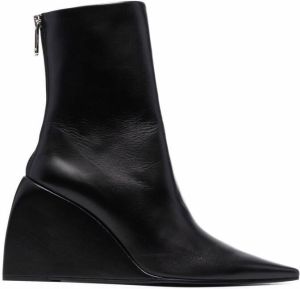 Off-White Doll wedge ankle boots Black