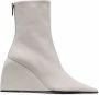 Off-White Dolls wedge boots Grey - Thumbnail 1