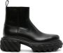 Off-White Exploration Motor leather boots Black - Thumbnail 1