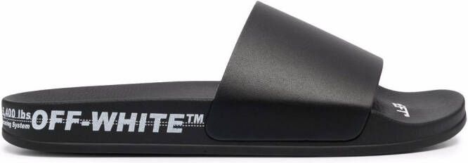 Off-White Industrial belt slides Black