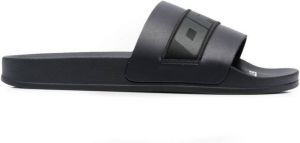 Off-White Industrial-strap flat slides Grey