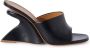 Off-White Jug wedge-heel leather mules Black - Thumbnail 1