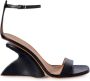 Off-White Jug wedge-heel leather sandals Black - Thumbnail 1