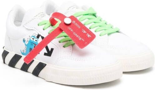 Off-White Kids Monsters Vulcanized lace-up sneakers
