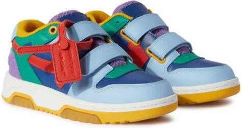 Off-White Kids Out of Office touch-strap sneakers Blue