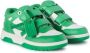 Off-White Kids Out of Office touch-strap sneakers Green - Thumbnail 1