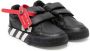 Off-White Kids Safety tag touch-strap sneakers Black - Thumbnail 1