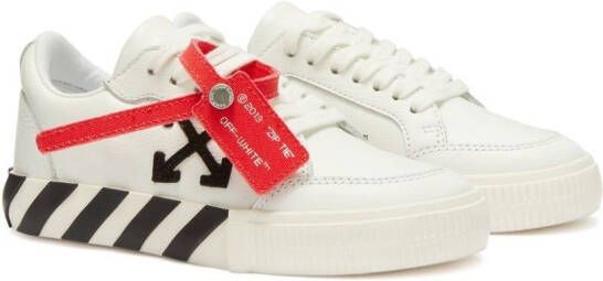 Off-White Kids Vulcanized low-top sneakers Blue