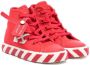 Off-White Kids Vulcanized high-top sneakers Red - Thumbnail 1