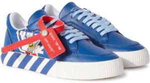 Off-White Kids Vulcanized lace-up sneakers Blue