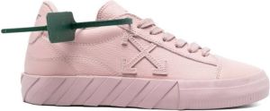 Off-White Low Vulcanized tonal leather trainers Pink