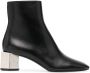Off-White metallic-heel ankle boots Black - Thumbnail 1