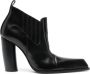 Off-White Moon Beatle Shade 95mm leather ankle boots Black - Thumbnail 1