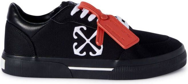 Off-White New Low Vulcanized canvas sneakers Black
