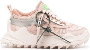 Off-White Odsy 100 ridged sneakers Pink