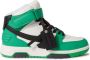 Off-White Out of Office high-top sneakers Green - Thumbnail 1