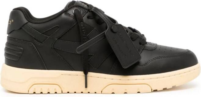 Off-White Out Of Office leather sneakers Black