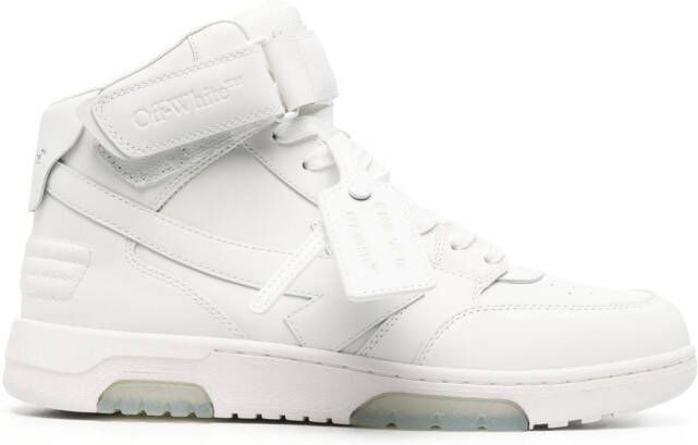 Off-White Out Of Office mid-top sneakers WHITE LIGHT BLUE