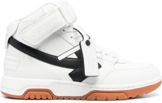 Off-White Out of Office mid-top sneakers WHITE BLACK