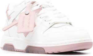 Off-White Out Of Office panelled sneakers White Pink