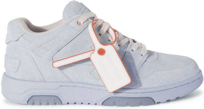 Off-White Out Of Office suede sneakers Blue