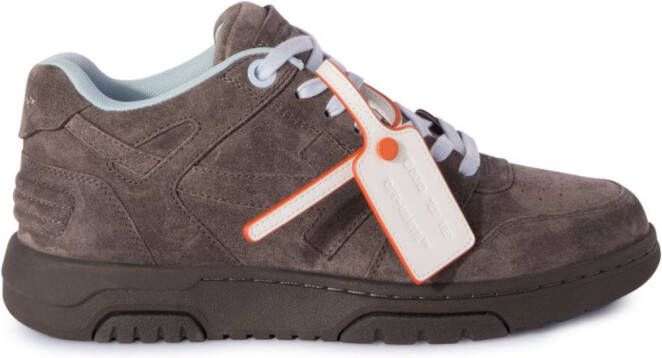 Off-White Out Of Office suede sneakers Grey