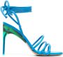Off-White Plexi 110mm ankle-strap sandals Blue - Thumbnail 1
