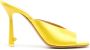 Off-White Pop Lollipop 100mm satin mules Yellow - Thumbnail 1