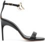 Off-White Pop Paperclip 105mm leather sandals Black - Thumbnail 1
