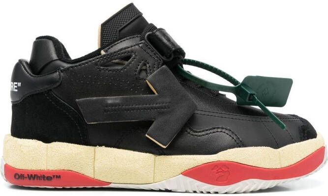 Off-White Puzzle Couture panelled sneakers Black