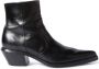 Off-White Runway Texan pointed-toe boots Black - Thumbnail 1