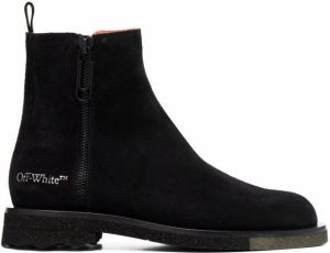 Off-White sponge sole Chelsea boots Black