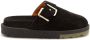 Off-White Spongesole suede slippers Black - Thumbnail 1
