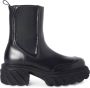 Off-White Tractor Motor leather boots Black - Thumbnail 1