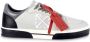 Off-White Vulcanized colour-block leather sneakers Grey - Thumbnail 1
