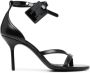 Off-White Zip Tie leather sandals Black - Thumbnail 1