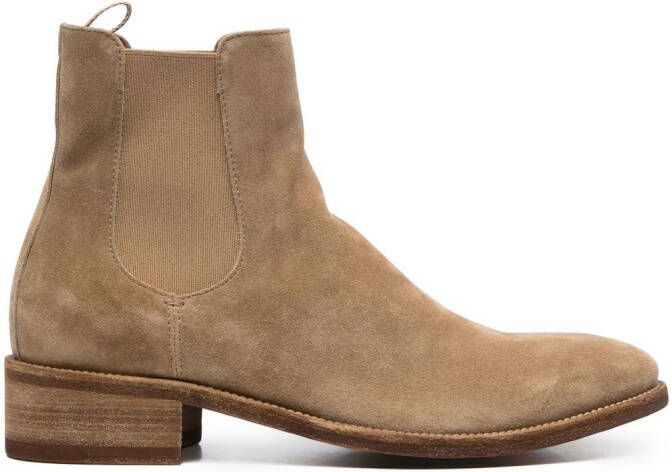 Officine Creative 30mm suede Chelsea boots Neutrals