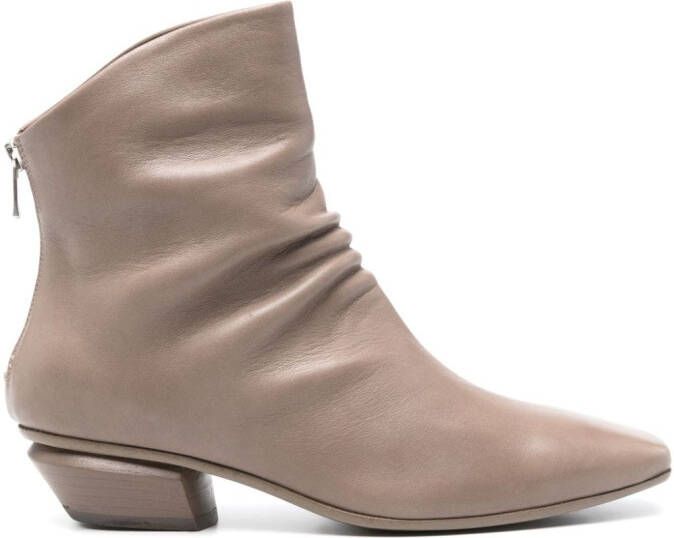 Officine Creative 50mm leather ankle boots Neutrals