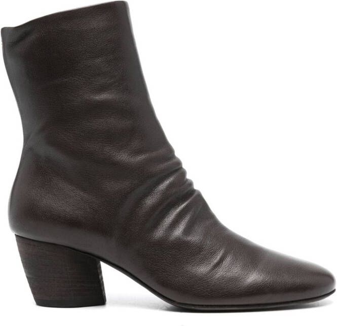 Officine Creative 55mm leather ankle boots Brown