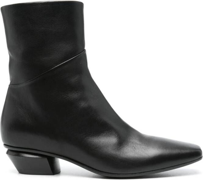 Officine Creative 65mm leather ankle boots Black