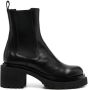 Officine Creative 70mm chunky leather boots Black - Thumbnail 1