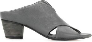 Officine Creative Adele 55mm leather mules Grey