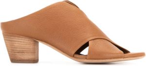 Officine Creative Adele crossover-panel mules Brown