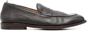 Officine Creative Airto leather penny loafers Brown
